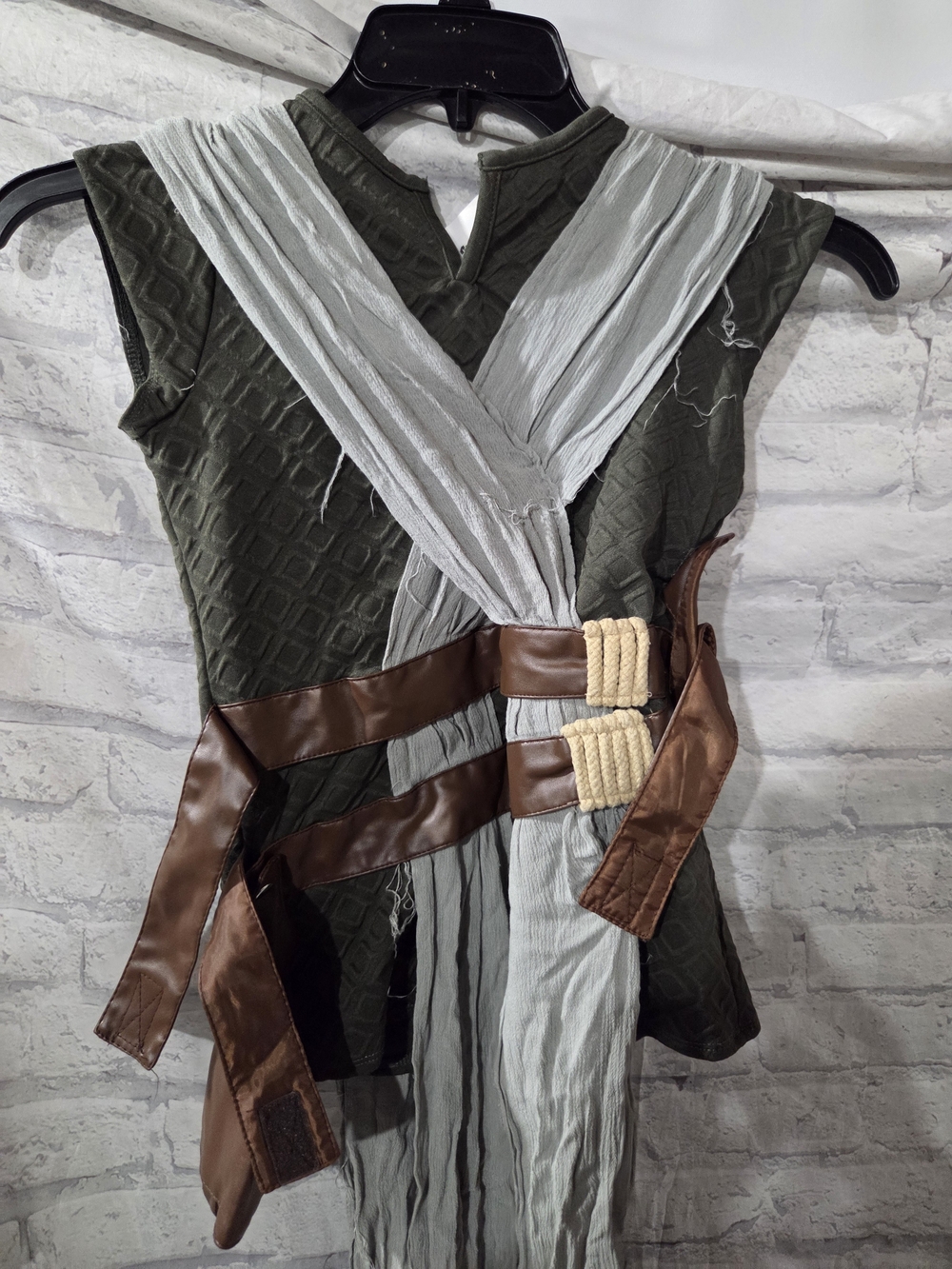 Disney Kids Star Wars Rey Costume Top 9/10